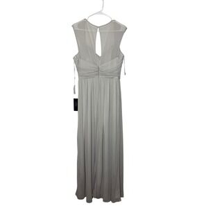 ALFRED SUNG | Dresses | Alfred Sung Cap Sleeve Dupioni Full Length Dress |  Poshmark